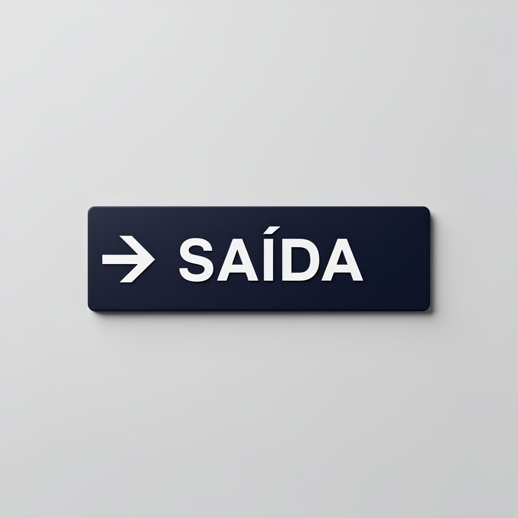 Placas de Sinalização